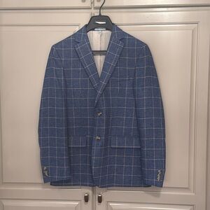 Boys Checked Blazer